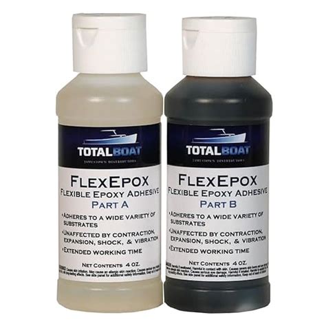 TotalBoat FlexEpox Flexible Epoxy Adhesive (8 Ounce).